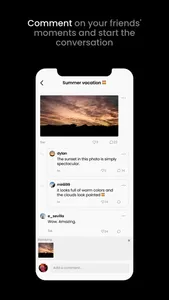 Moments: for friends & family screenshot 1