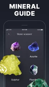 Rock identifier. Crystal guide screenshot 2