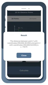 Distance Points Calculator screenshot 1