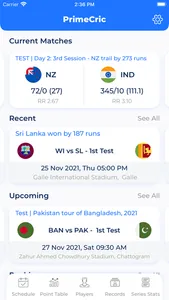 PrimeCric : Live Cricket Score screenshot 0