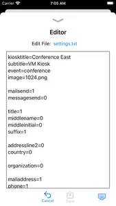 Kiosk Contacts screenshot 1