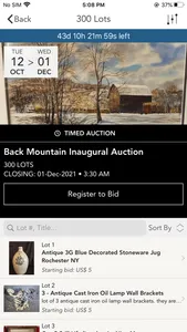 Back Mountain Auctions screenshot 1