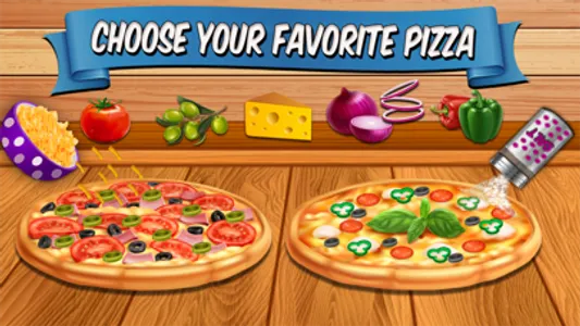 Pizza Baking Food Games screenshot 1