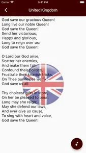 Flags quiz & national anthem screenshot 6