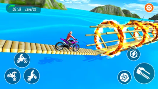 Bike Stunts Race Game 3D screenshot 1