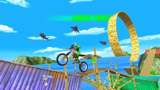 Bike Stunts Race Game 3D screenshot 3