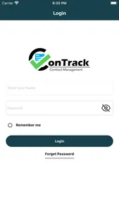 Contrack App screenshot 1