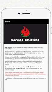 Sweet Chillies Cuisine screenshot 0