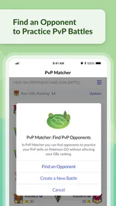 PokeMatch - PvP Battle Finder screenshot 1