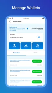 Hydra Chain Mobile Wallet screenshot 0