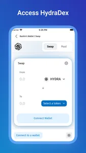 Hydra Chain Mobile Wallet screenshot 1