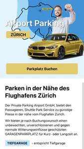 Private Parking Airport Zurich screenshot 0