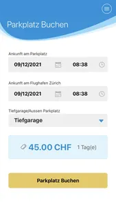 Private Parking Airport Zurich screenshot 1