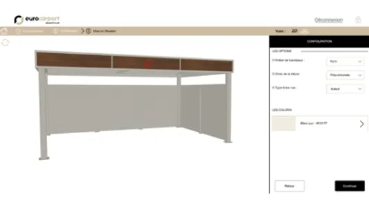 Configurateur Eurocarport screenshot 1