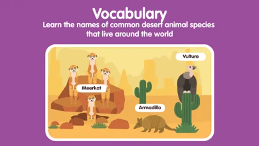 Learn Desert Animals for kids screenshot 2