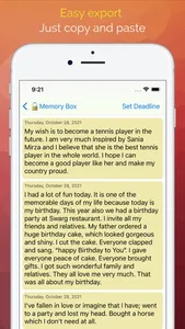 Diary Box screenshot 2