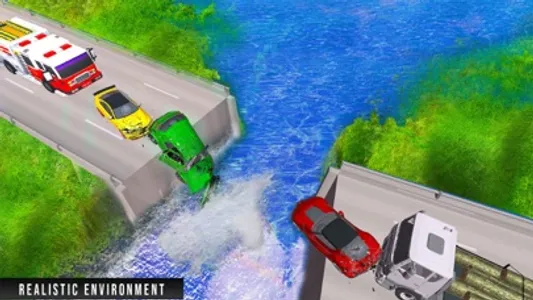 Car vs Deep Water:Beam Driver screenshot 4