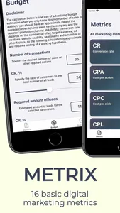 Metrix: marketing and ads screenshot 0