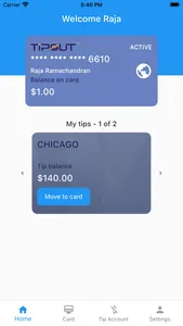 TipOut Mobile screenshot 1