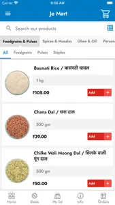 Je Mart - Order Grocery Online screenshot 1