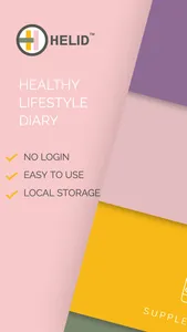 Helid: Healthy Lifestyle Diary screenshot 0