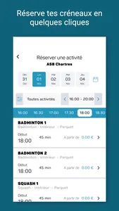 C'Chartres Squash Badminton screenshot 2