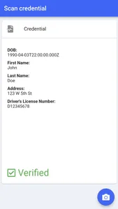 PocketCred Verifier screenshot 2
