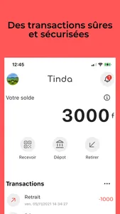 Tinda: Portefeuille numérique screenshot 0