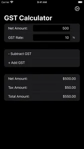 GST & VAT Calculator screenshot 0