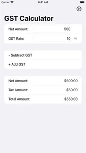 GST & VAT Calculator screenshot 1