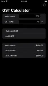 GST & VAT Calculator screenshot 2