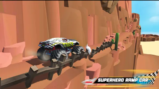 Superhero Mega Car Stunt screenshot 5