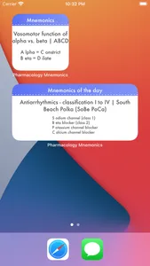 Pharmacology Mnemonics - Tips screenshot 4