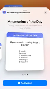 Pharmacology Mnemonics - Tips screenshot 7