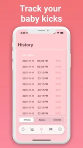 Baby Kick Counter & Tracker screenshot 2