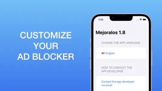 Mejoralos: Custom Ad Blocker screenshot 0