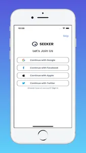 Seeker-App screenshot 1