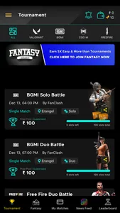 FanClash Esports Fantasy App screenshot 0