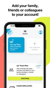 up3 eSIM: 5G Internet & Calls screenshot 7