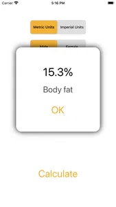 Simple : Body Fat Calculator screenshot 1