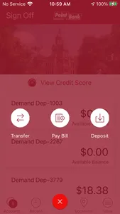 PointBank Mobile Banking screenshot 2