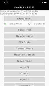 Ble2Serial screenshot 2