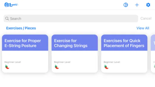 Skynote violin learning screenshot 1