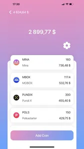 Coin Wallet Aggregator screenshot 1