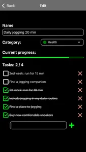 Goal Tracker - My way of life screenshot 2