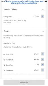 Pizza Napolena, West Yorkshire screenshot 1