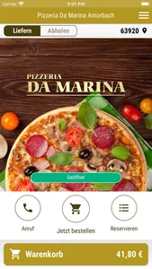 Pizzeria Da Marina Amorbach screenshot 0