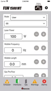 FLW1500MT-Connect screenshot 1