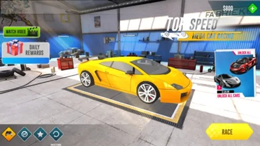 Top Speed Mega Car Racing screenshot 1