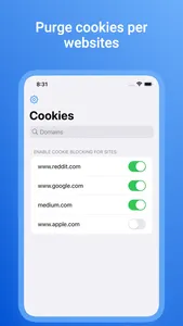 Cookie DNT Privacy for Safari screenshot 1